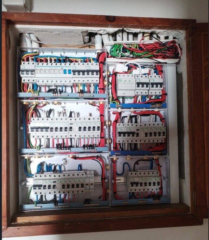 Neat conduit and safe, tidy installation