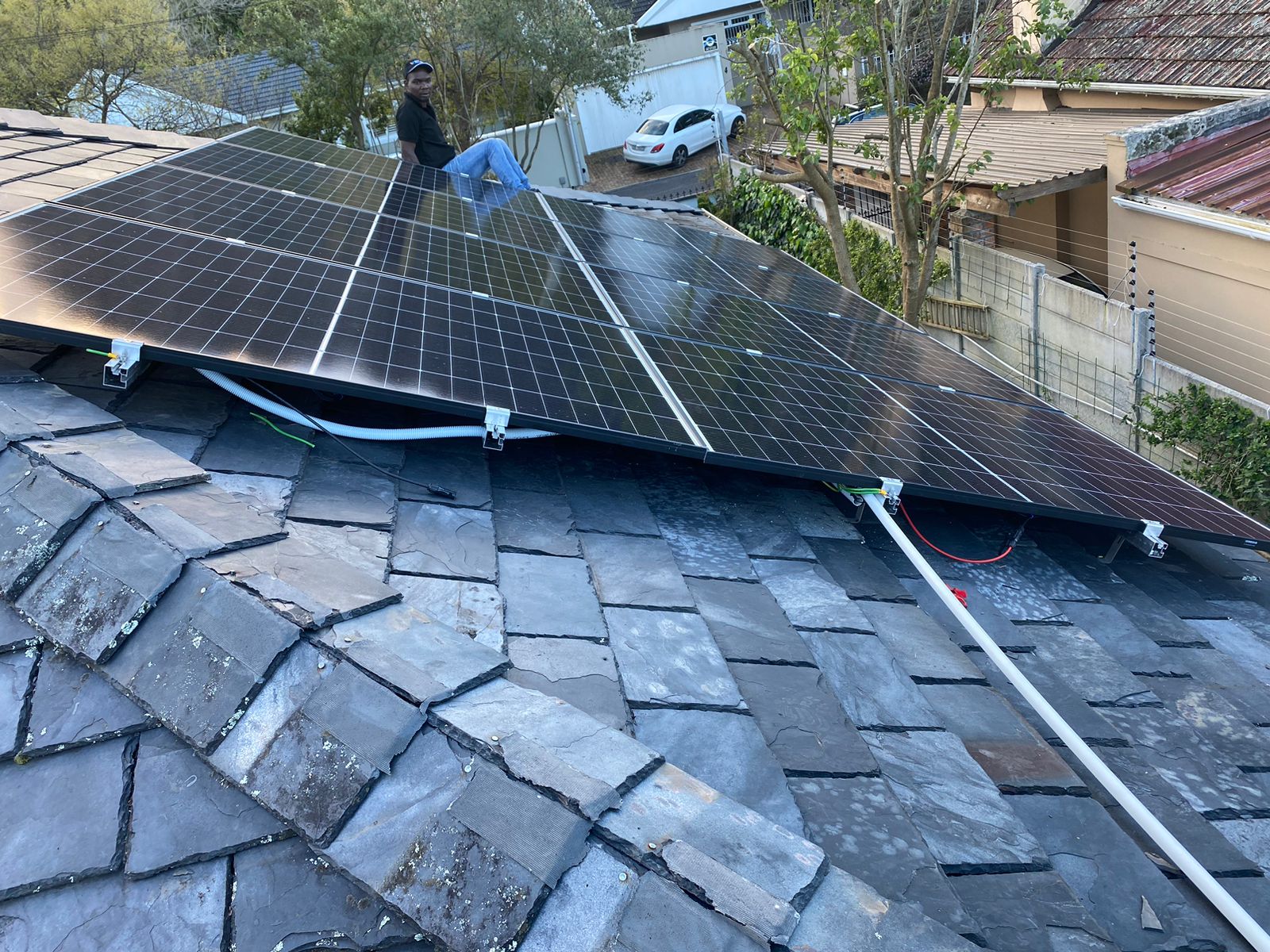 Neat electrical conduit and device install